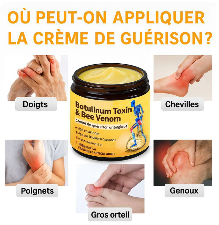 🦴 Crème Anti-Douleur Articulations & Muscles